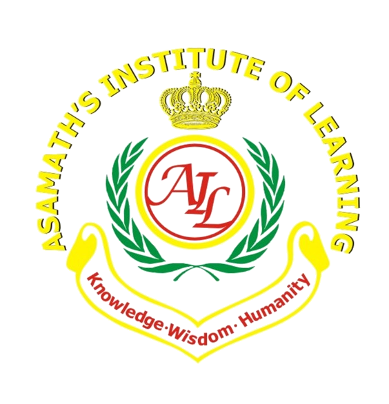 Asamath's Institute of Learning — official crest: Knowledge, Wisdom, Humanity